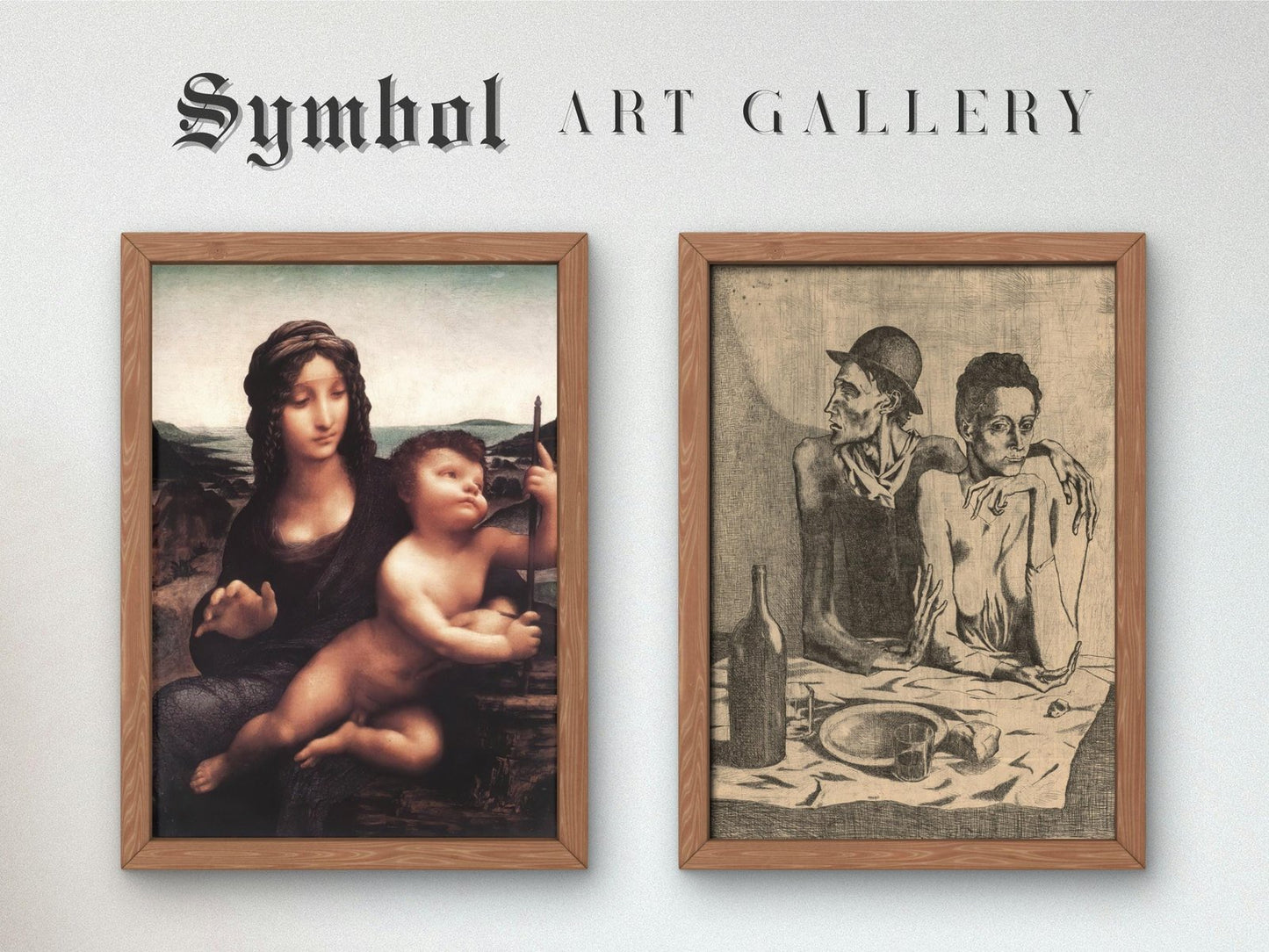 The Frugal Meal by Pablo Picasso, 1904, Blue Period, fine art print