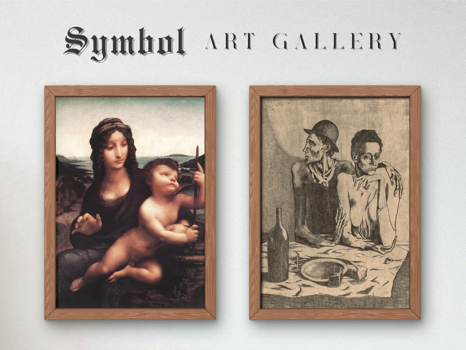 The Frugal Meal by Pablo Picasso, 1904, Blue Period, fine art print
