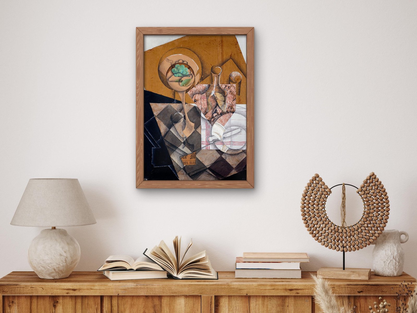 The Fruit Bowl by Juan Gris, 1914, Cubism and Abstract Art, fine art print