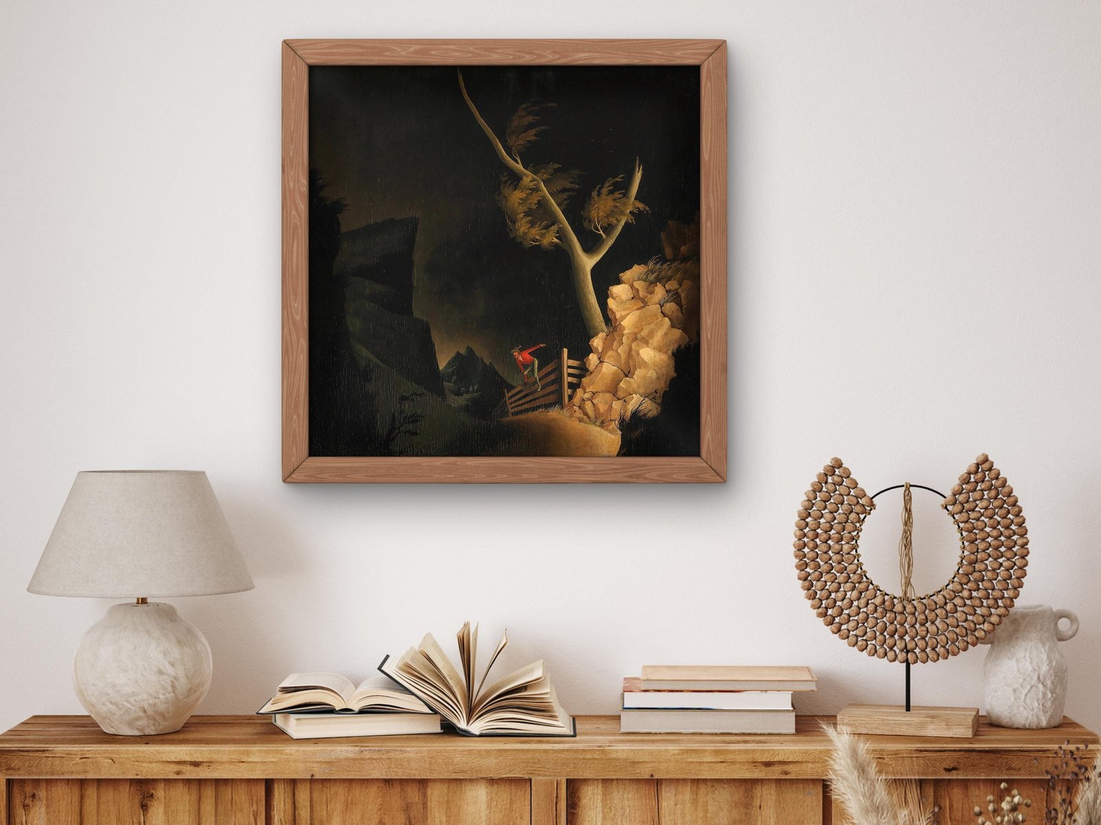 The Fugitive by Franz Sedlacek, 1928, Expressionism and Fauvism, fine art print