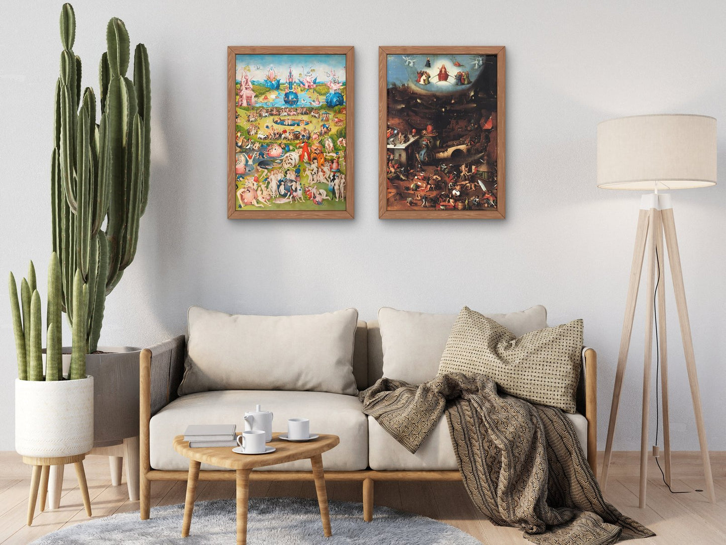 Garden of Earthly Delights by Hieronymus Bosch, 1510, Renaissance, fine art print