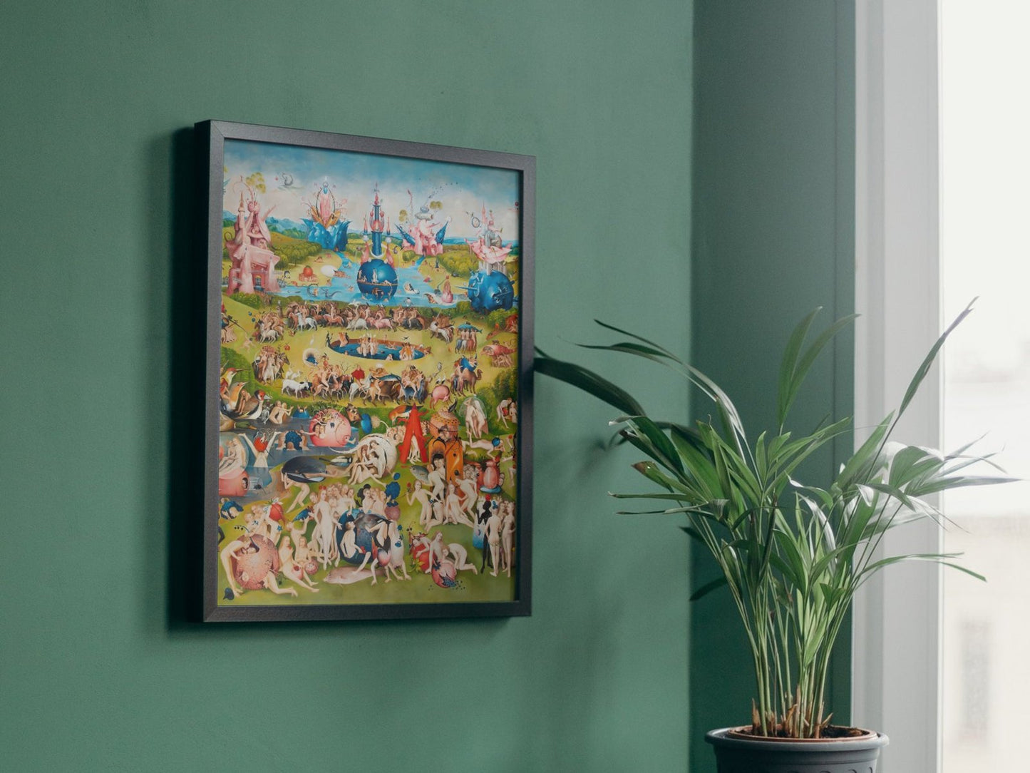 Garden of Earthly Delights by Hieronymus Bosch, 1510, Renaissance, fine art print