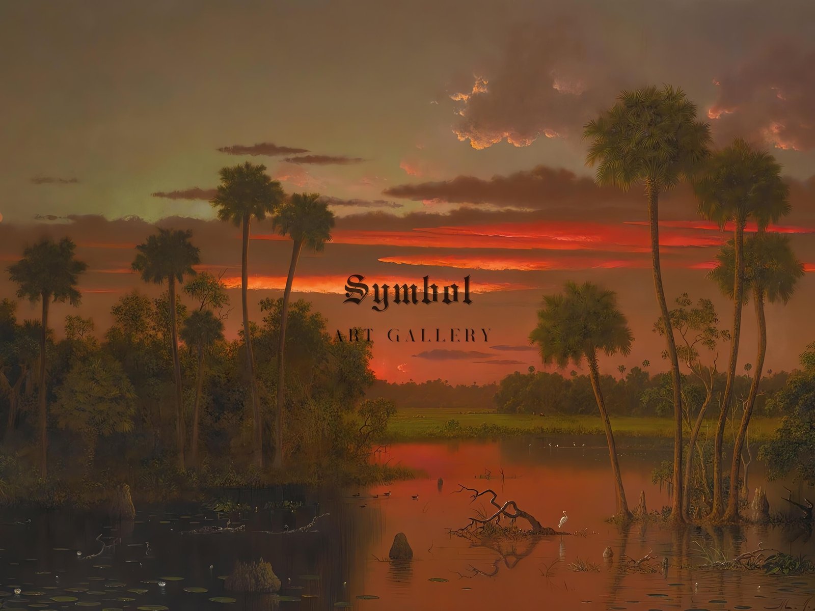 The Great Florida Sunset by Martin Johnson Heade, 1887, Romanticism and Classical Landscapes, fine art print