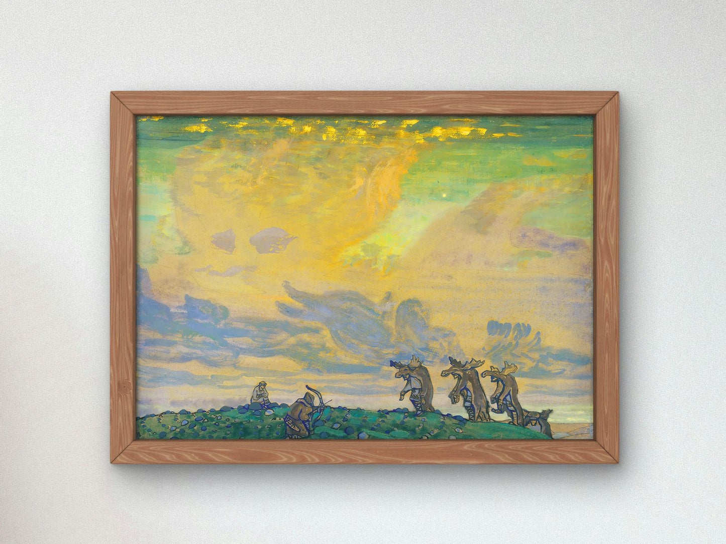 The Great Sacrifice by Nicolas Roerich, 1910, Symbolism and Modern Art, fine art print