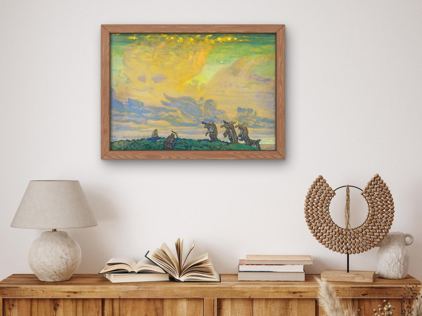 The Great Sacrifice by Nicolas Roerich, 1910, Symbolism and Modern Art, fine art print