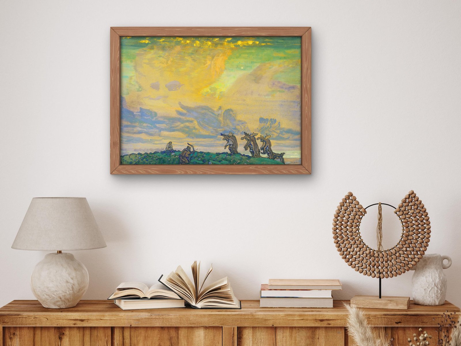 The Great Sacrifice by Nicolas Roerich, 1910, Symbolism and Modern Art, fine art print