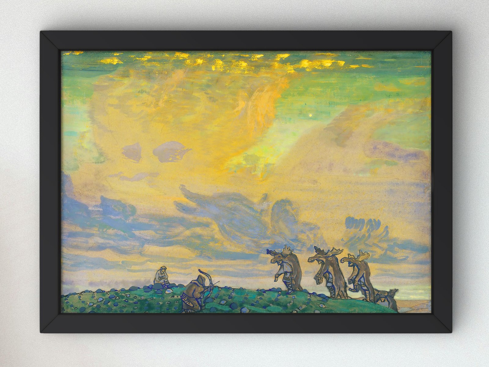 The Great Sacrifice by Nicolas Roerich, 1910, Symbolism and Modern Art, fine art print