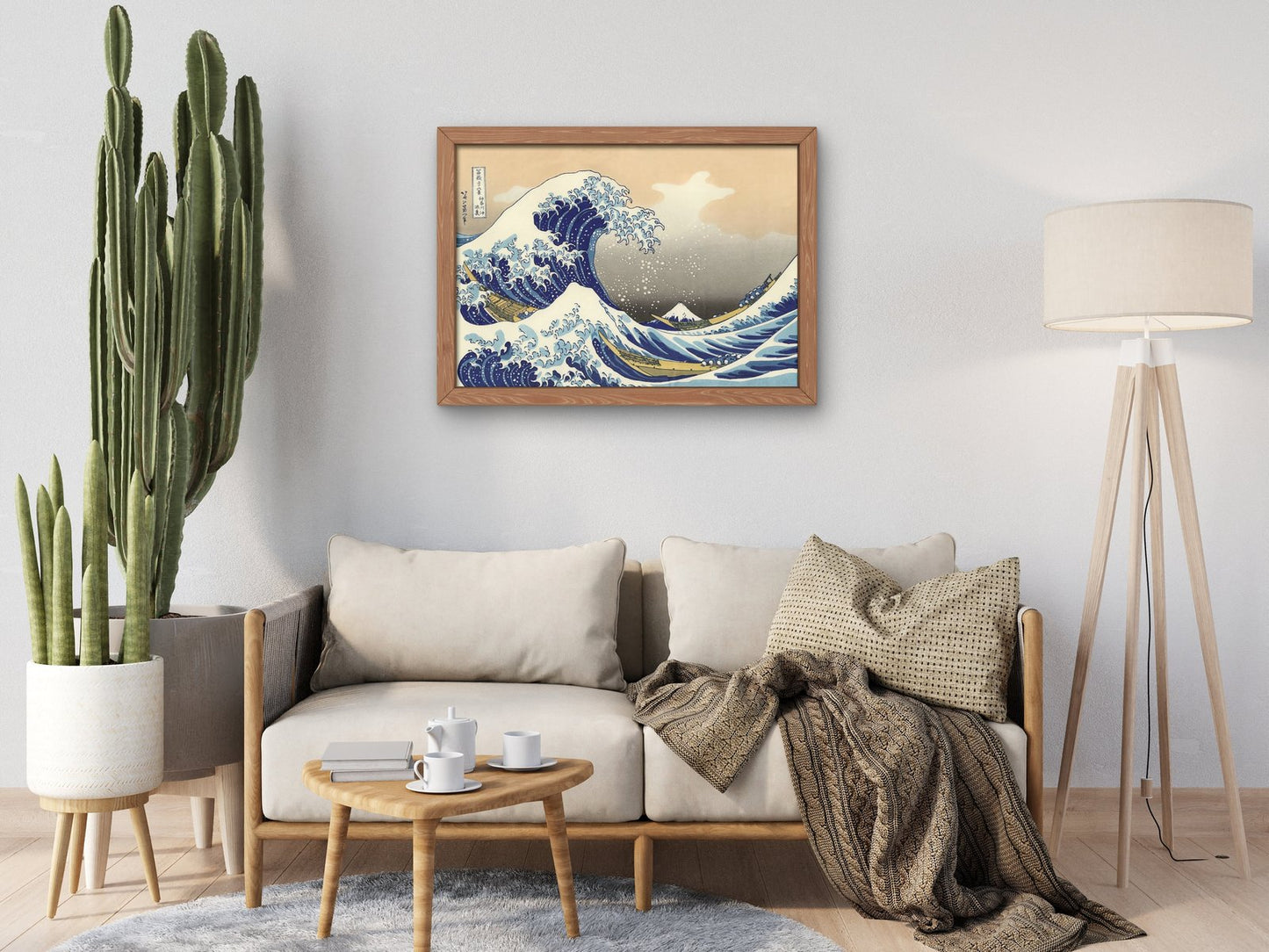 The Great Wave off Kanagawa by Katsushika Hokusai, 1831, Japanese Woodblock Prints, fine art print