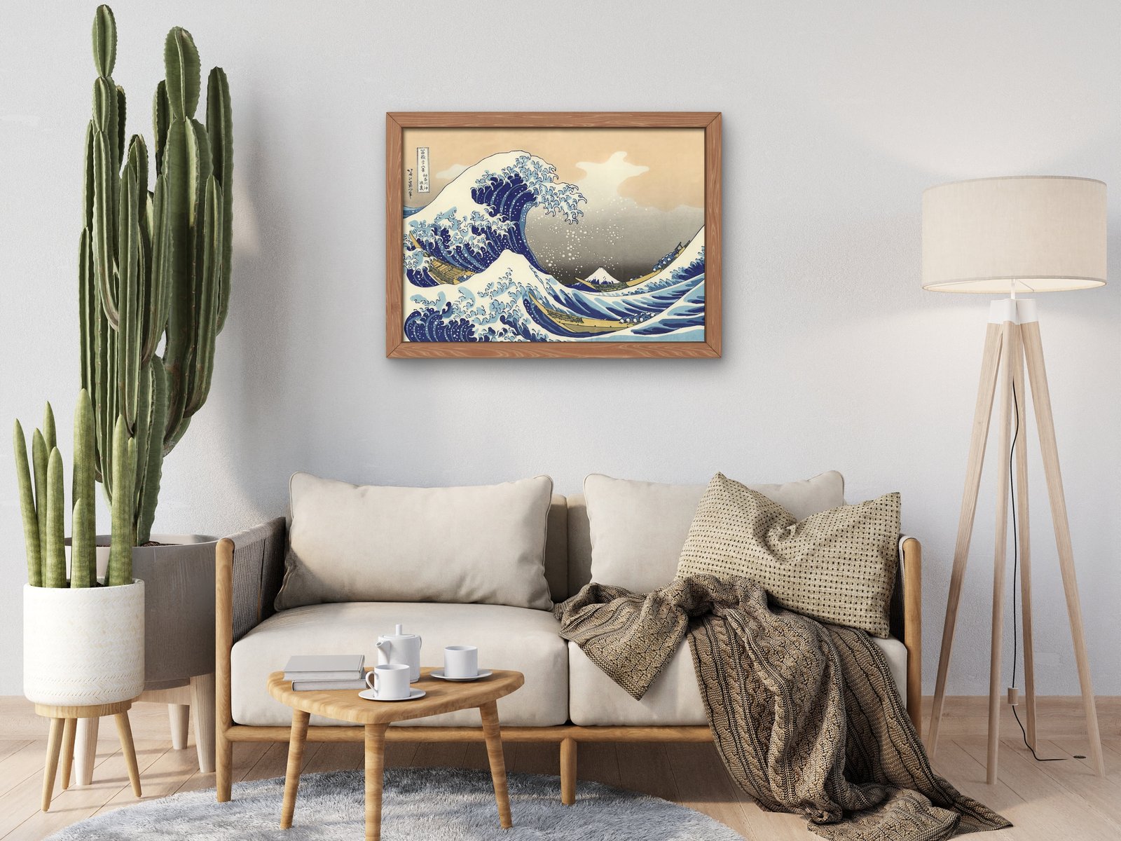 The Great Wave off Kanagawa by Katsushika Hokusai, 1831, Japanese Woodblock Prints, fine art print