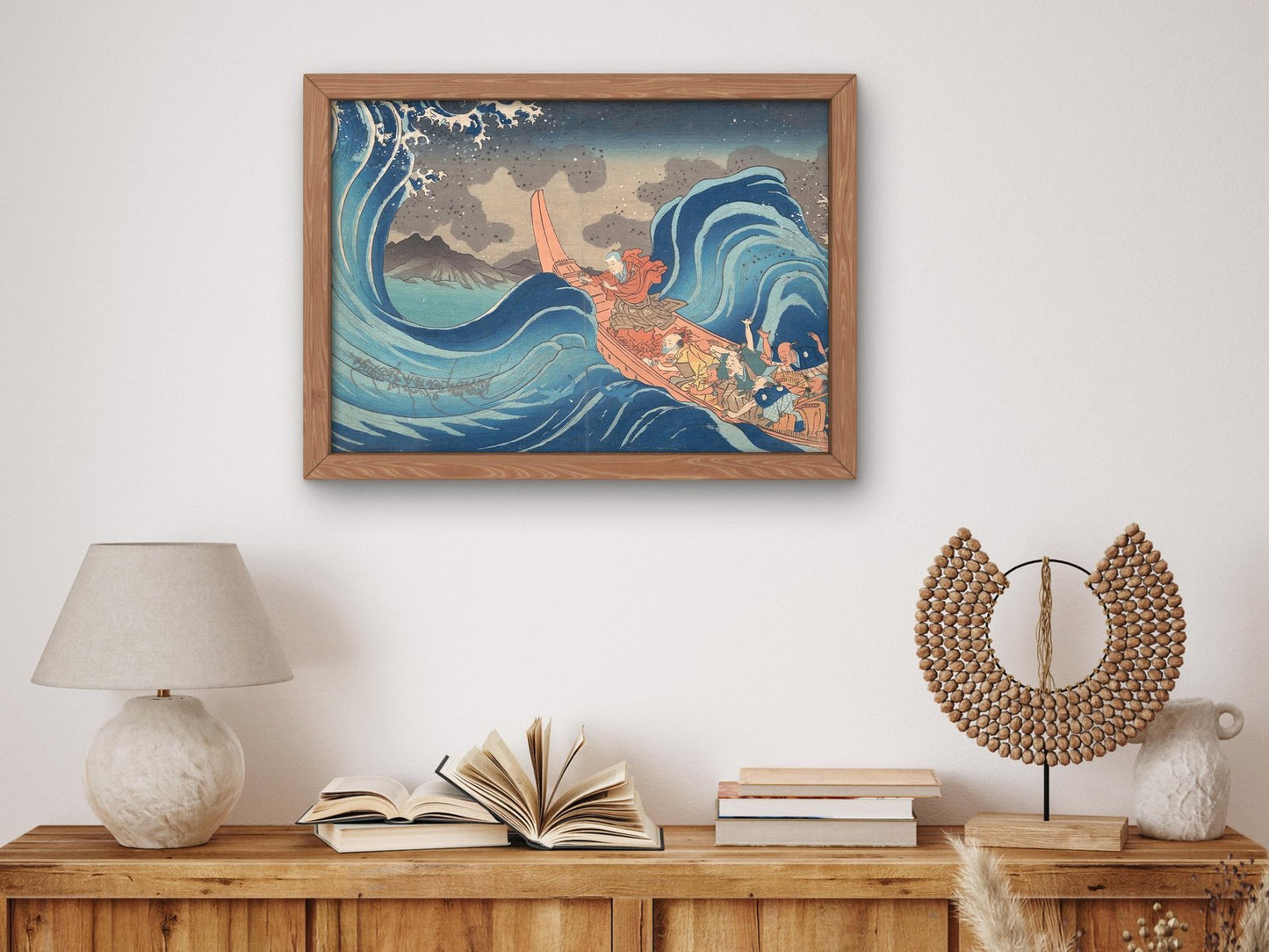 The Great Wave by Utagawa Kuniyoshi, 1835, Japanese Woodblock Prints, fine art print