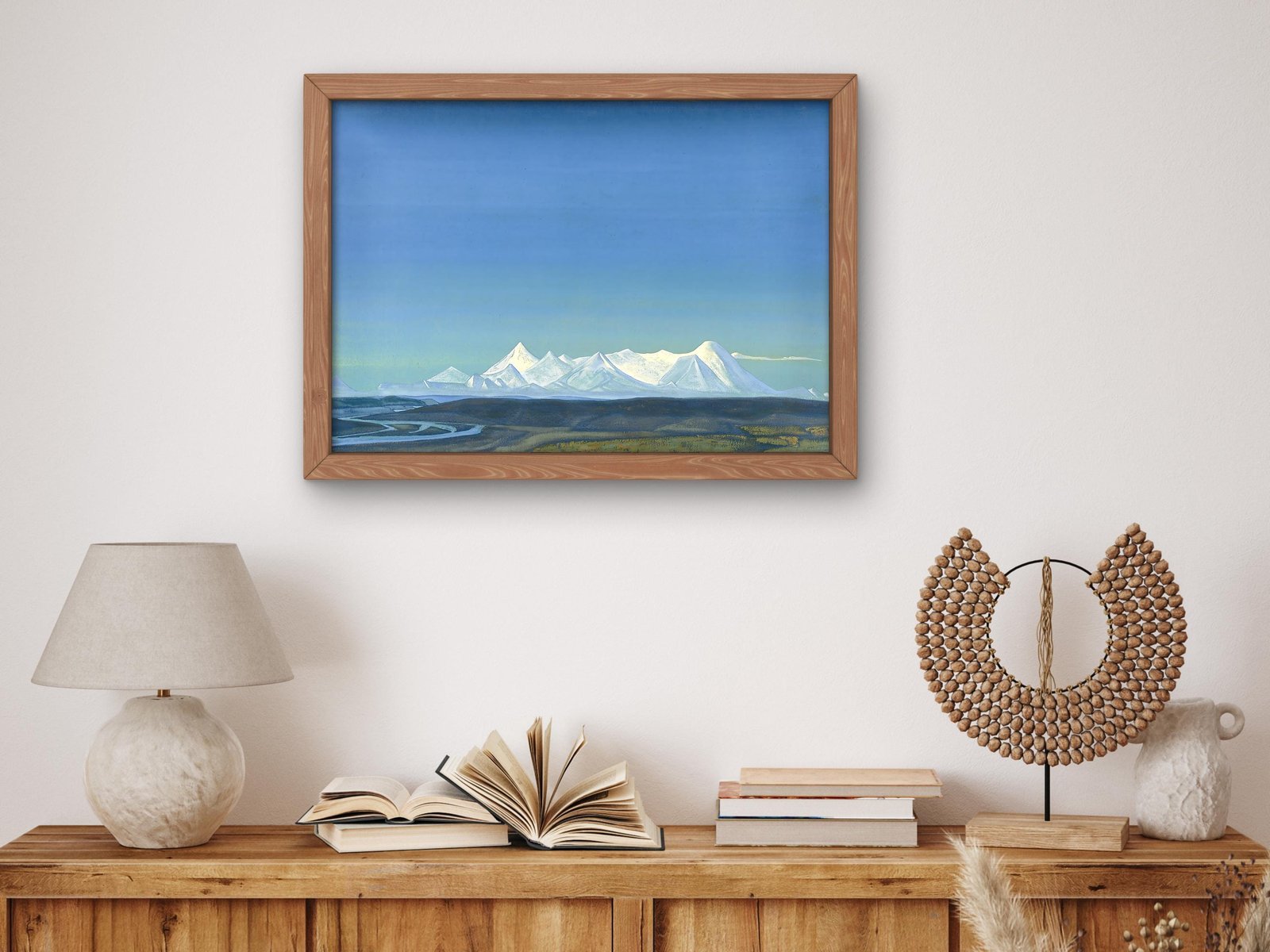 The Greatest and Holiest of Tangla by Nicolas Roerich, 1929, Surrealism and Modern Art, fine art print