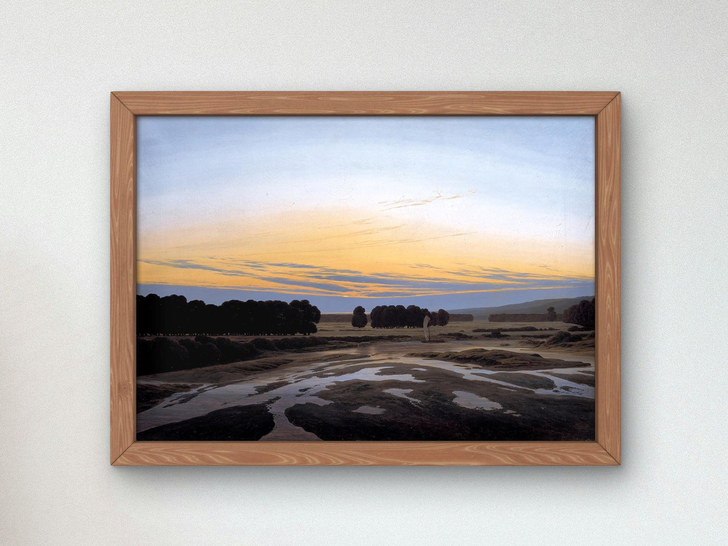 The Grosse Gehege near Dresden by Caspar David Friedrich, 1832, Romanticism and Classical Landscapes, fine art print