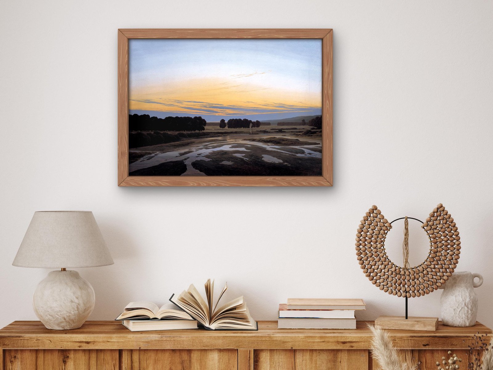 The Grosse Gehege near Dresden by Caspar David Friedrich, 1832, Romanticism and Classical Landscapes, fine art print