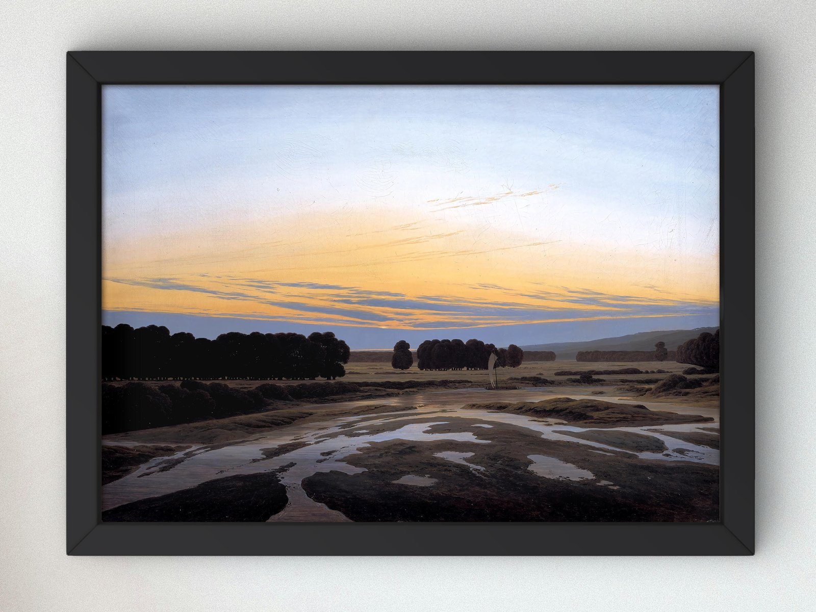 The Grosse Gehege near Dresden by Caspar David Friedrich, 1832, Romanticism and Classical Landscapes, fine art print