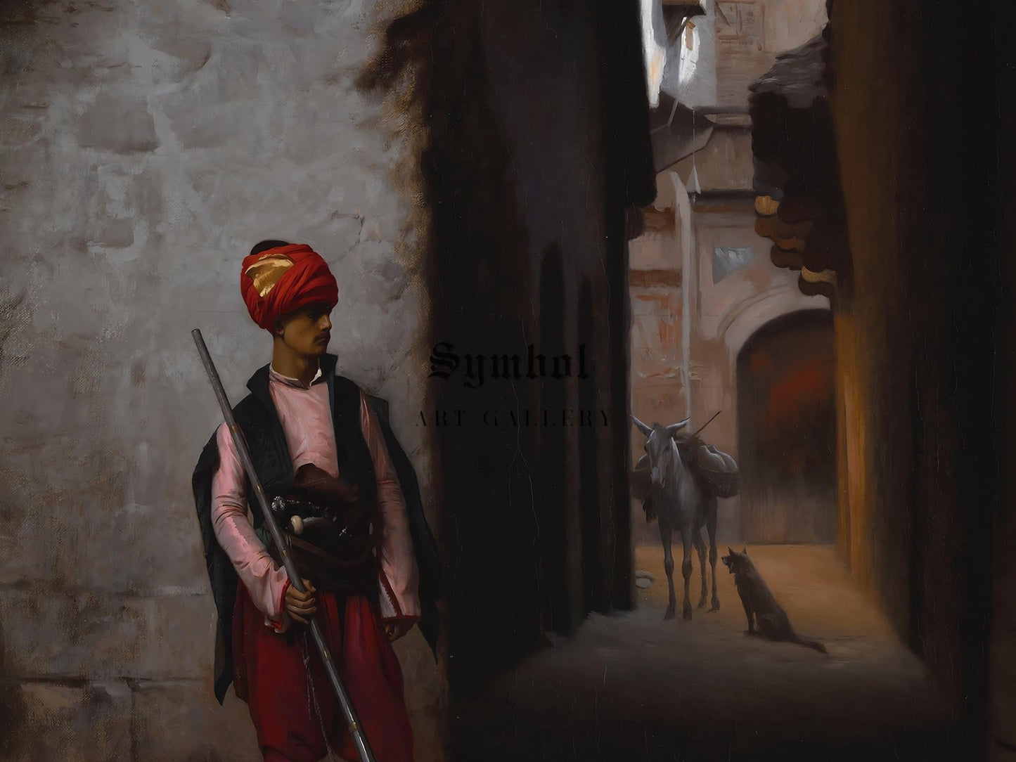 The Guard by Jean-Léon Gérôme, 1889, Orientalism and Exoticism, fine art print