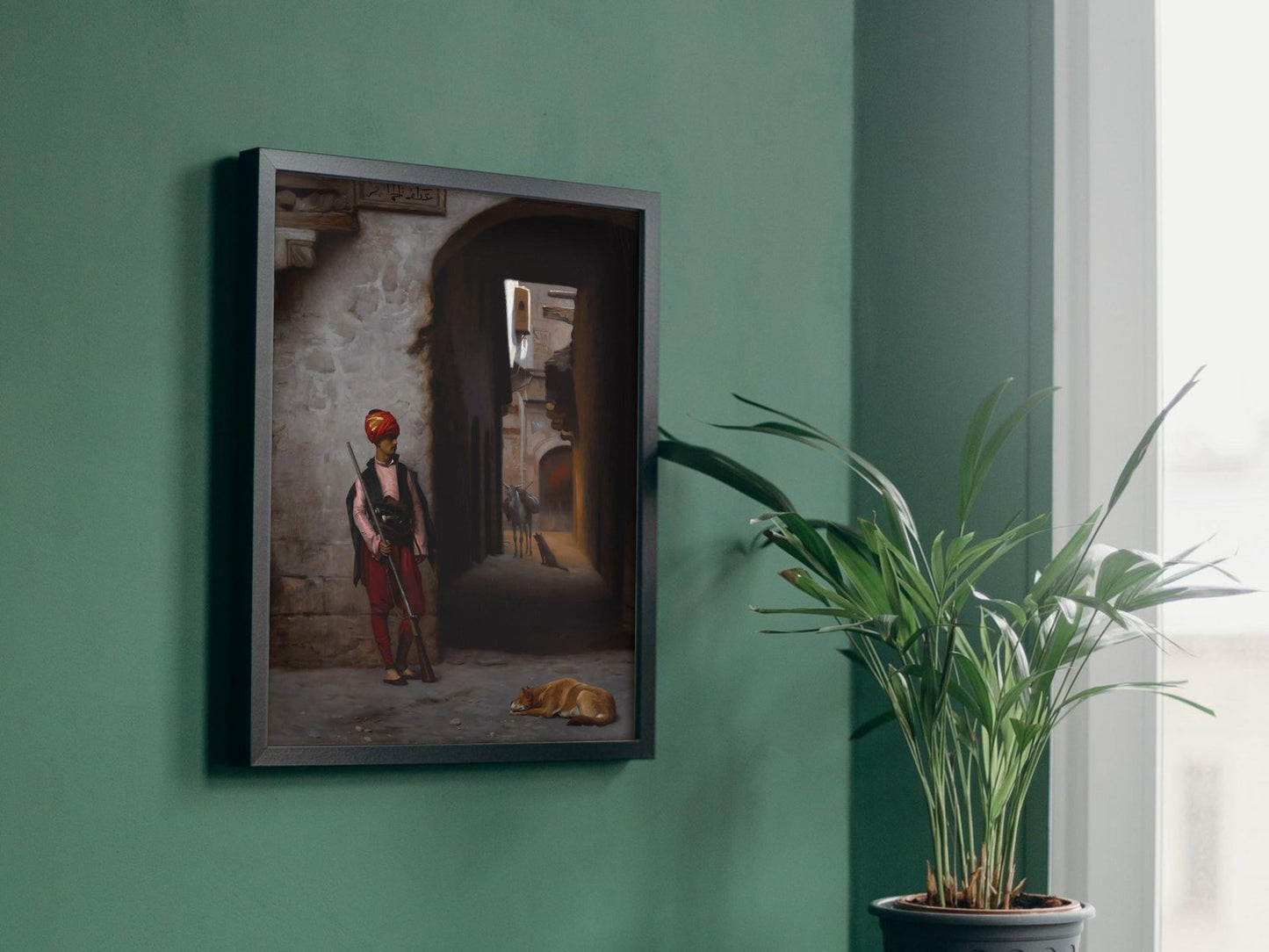 The Guard by Jean-Léon Gérôme, 1889, Orientalism and Exoticism, fine art print