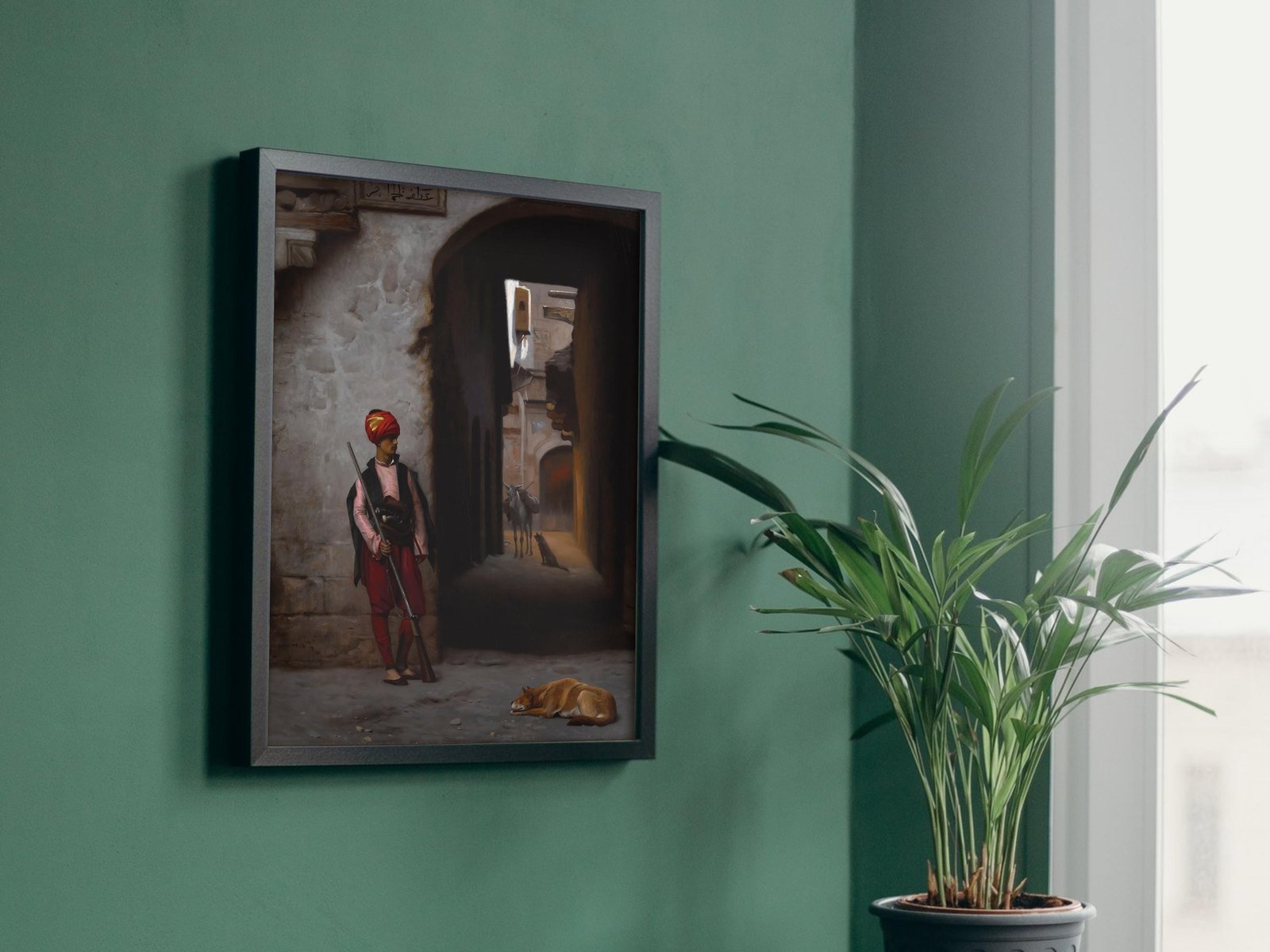The Guard by Jean-Léon Gérôme, 1889, Orientalism and Exoticism, fine art print
