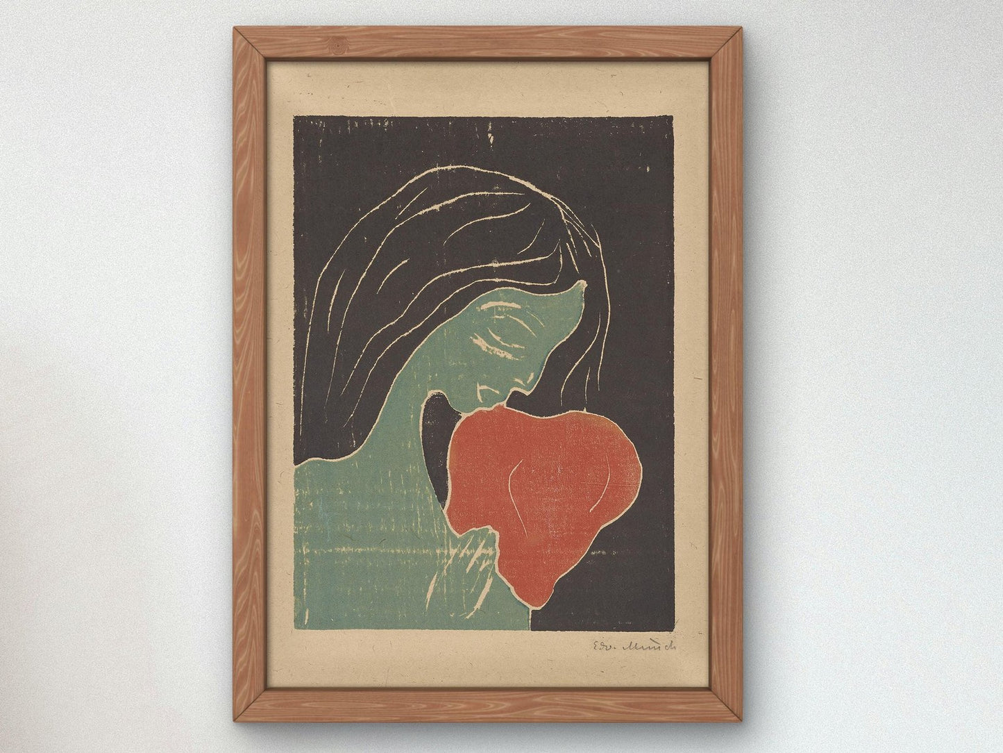 The Heart by Edvard Munch, 1899, Expressionism and Fauvism, fine art print