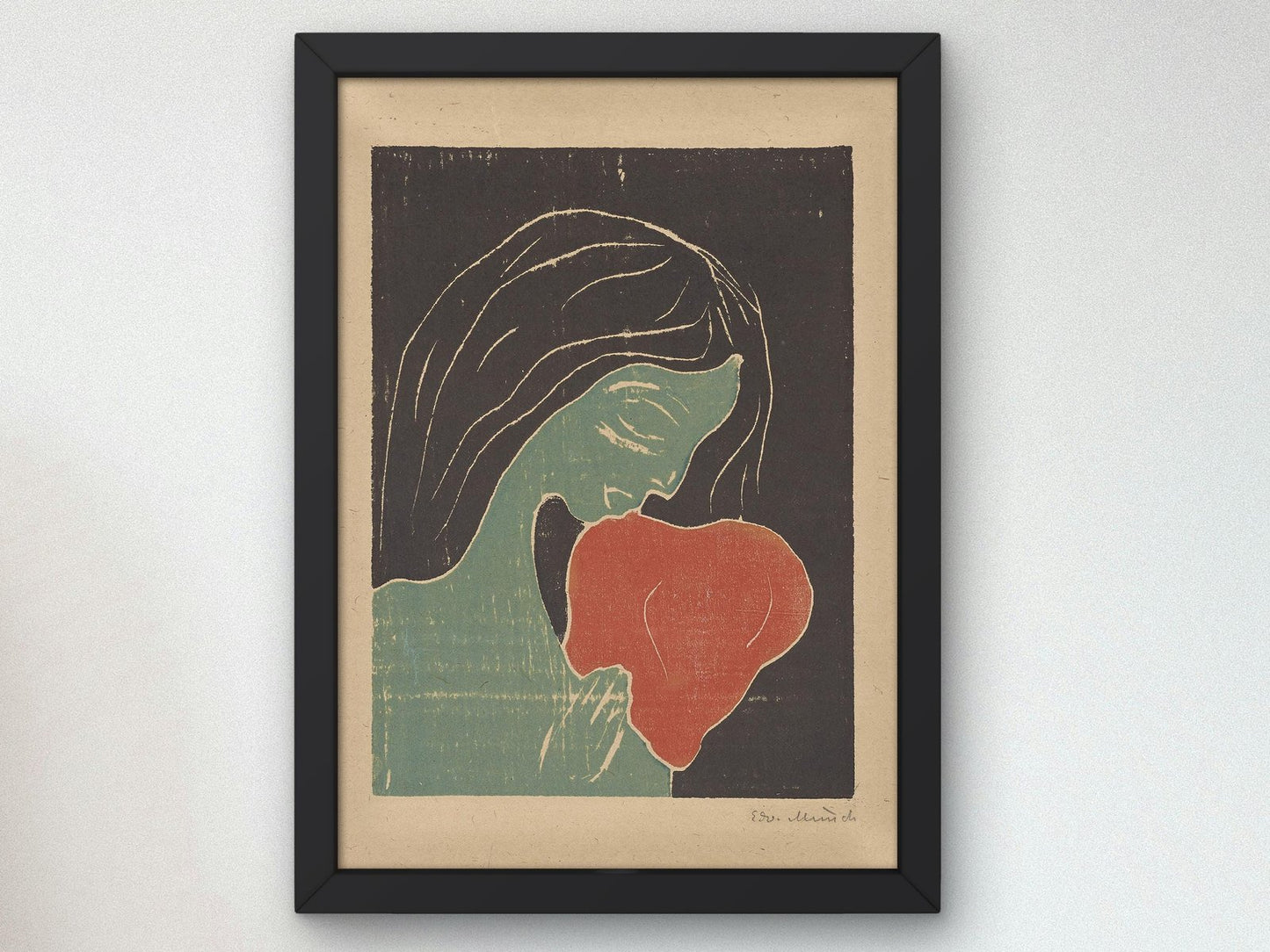 The Heart by Edvard Munch, 1899, Expressionism and Fauvism, fine art print