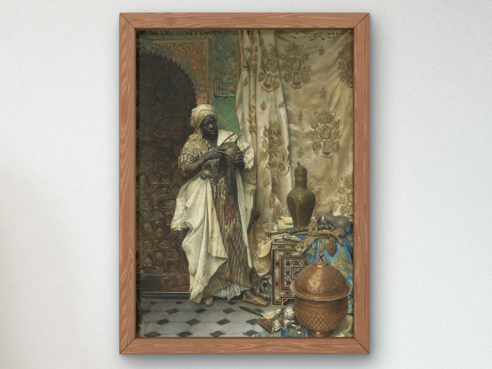 The Inspection by Ludwig Deutsch, 1883, Orientalism and Exoticism, fine art print