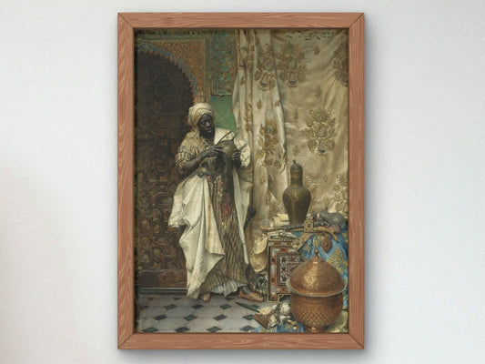 The Inspection by Ludwig Deutsch, 1883, Orientalism and Exoticism, fine art print