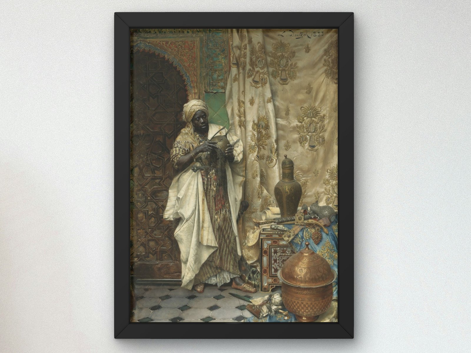 The Inspection by Ludwig Deutsch, 1883, Orientalism and Exoticism, fine art print