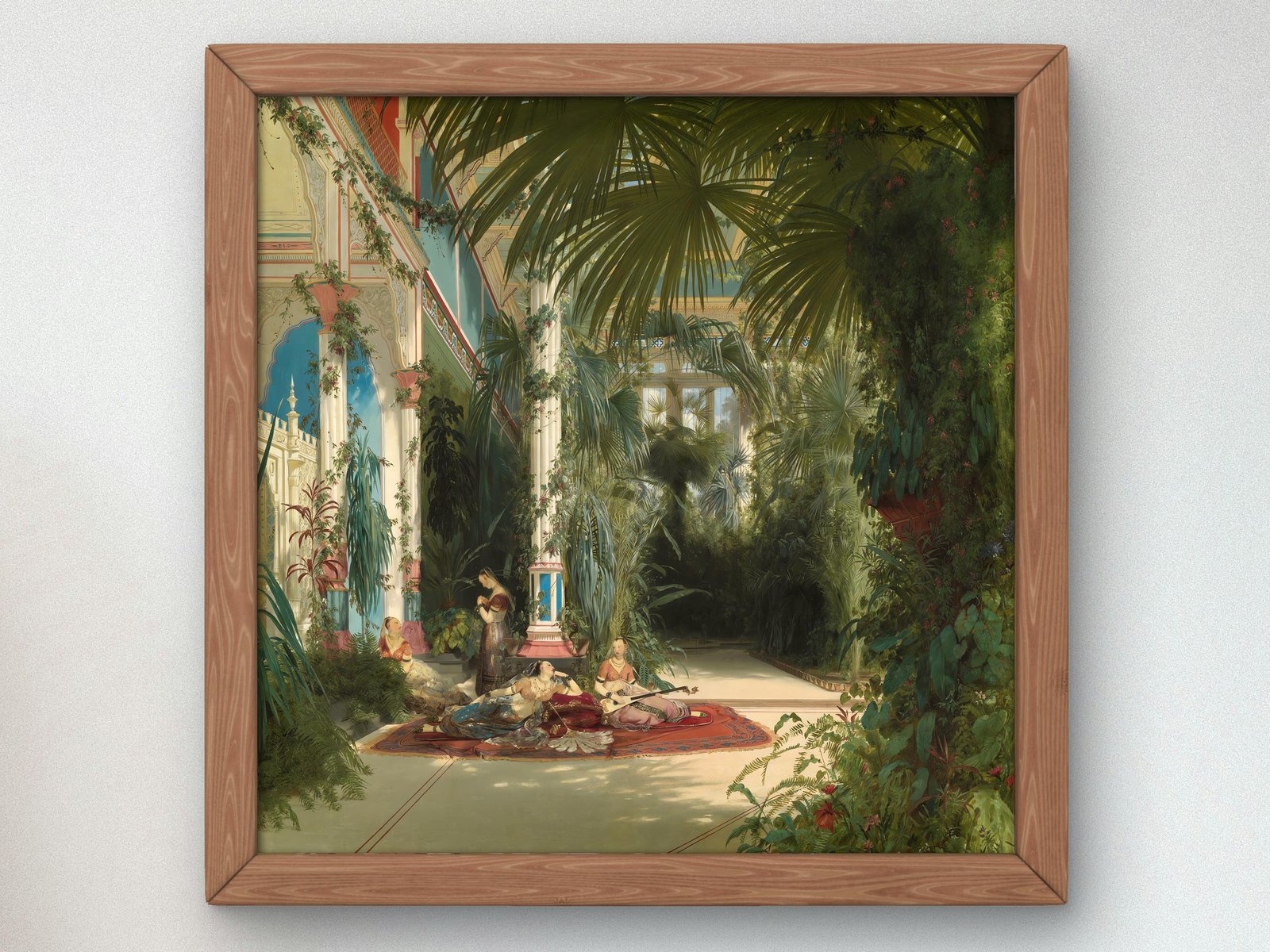 The Interior of the Palm House on the Pfaueninsel Near Potsdam by Carl Blechen, 1834, Romanticism and Classical Landscapes, fine art print