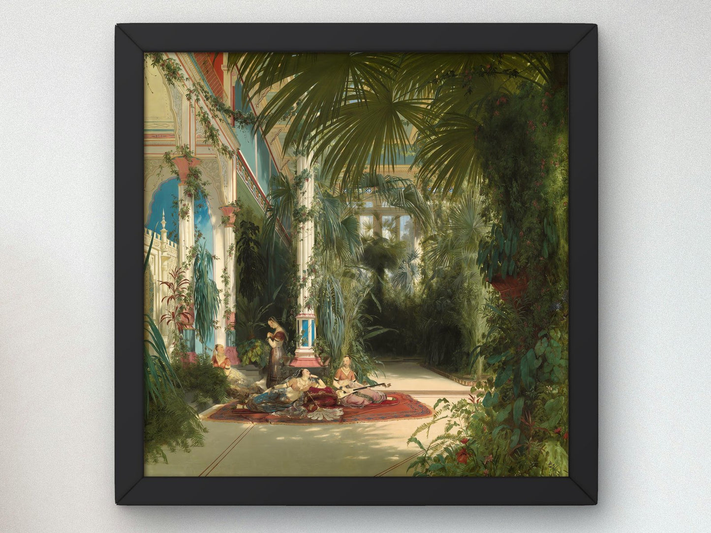 The Interior of the Palm House on the Pfaueninsel Near Potsdam by Carl Blechen, 1834, Romanticism and Classical Landscapes, fine art print