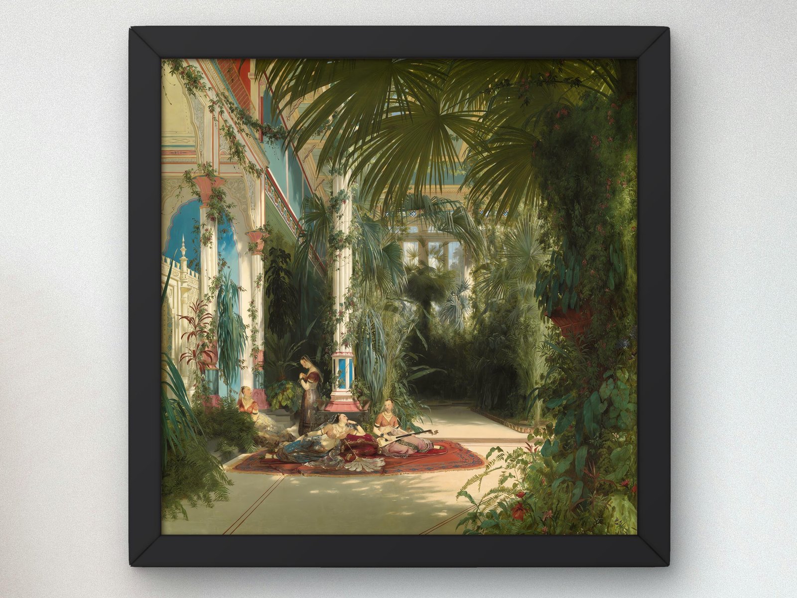 The Interior of the Palm House on the Pfaueninsel Near Potsdam by Carl Blechen, 1834, Romanticism and Classical Landscapes, fine art print
