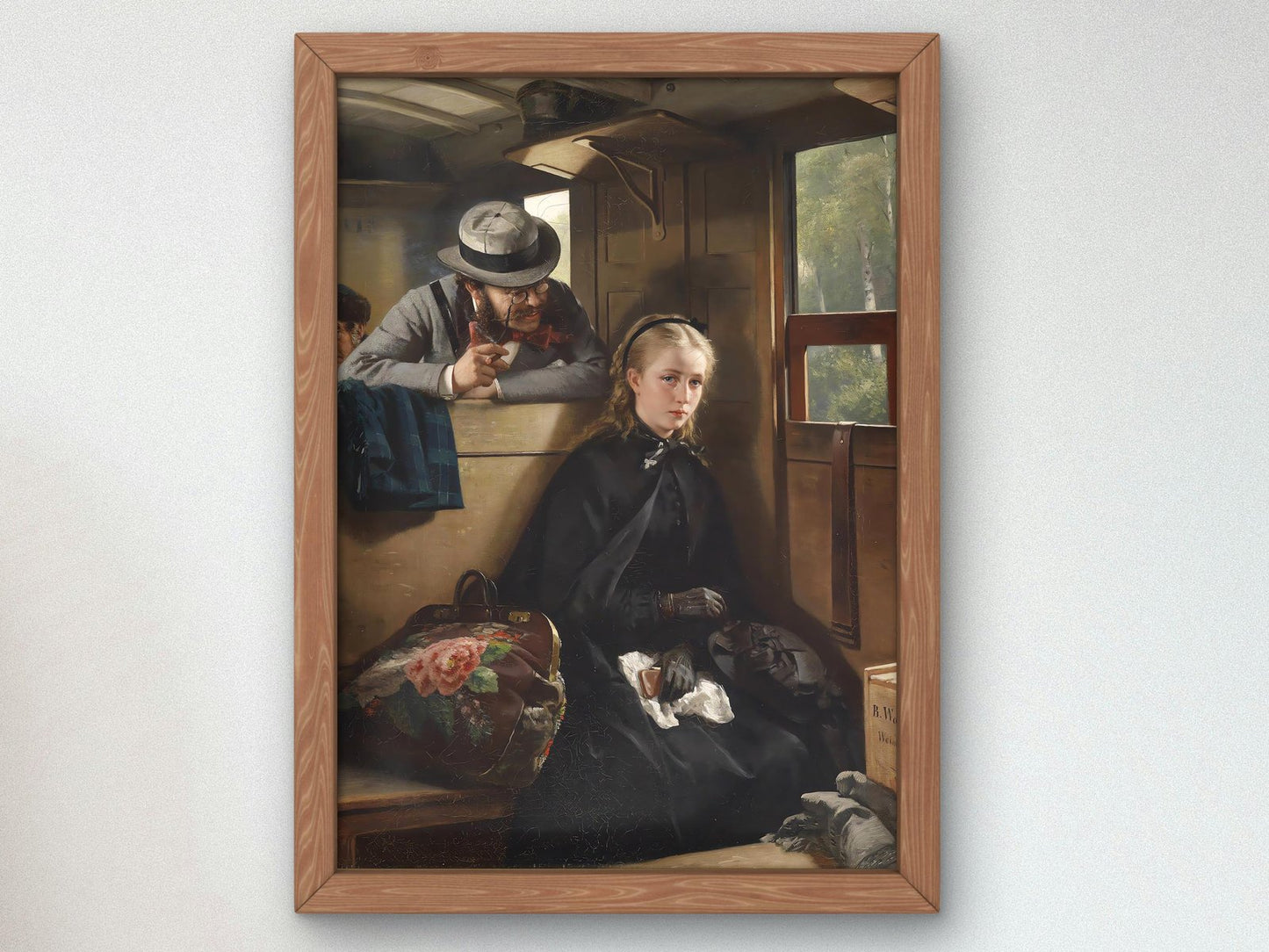The Irritating Gentleman by Berthold Woltze, 1874, Realism and Naturalism, fine art print