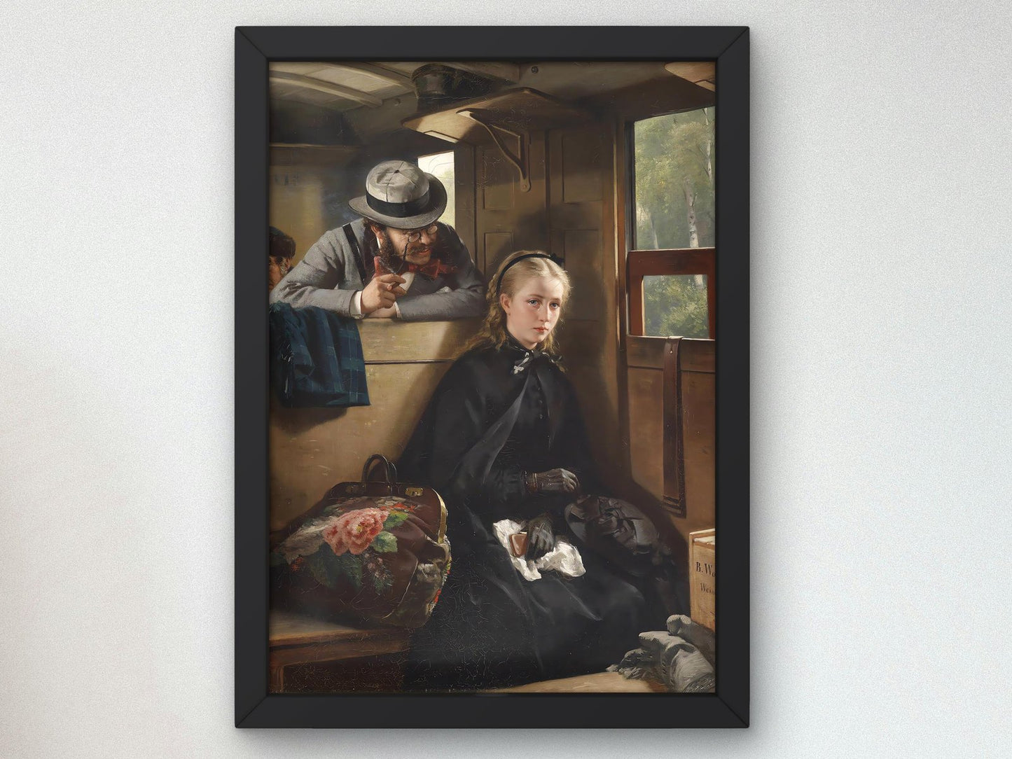 The Irritating Gentleman by Berthold Woltze, 1874, Realism and Naturalism, fine art print