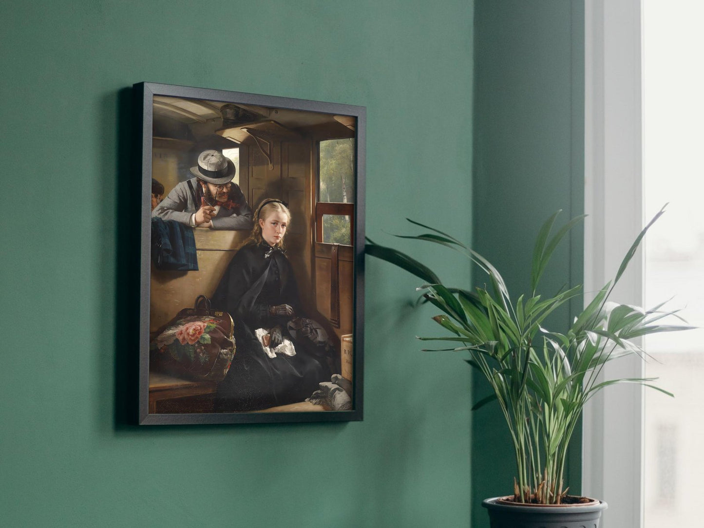 The Irritating Gentleman by Berthold Woltze, 1874, Realism and Naturalism, fine art print