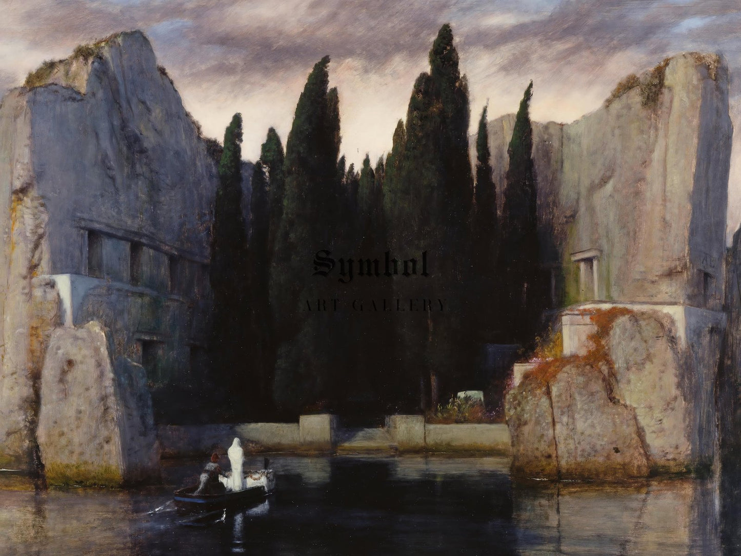 The Isle of the Dead by Arnold Böcklin, 1880, Pre-Raphaelites and Symbolism, fine art print