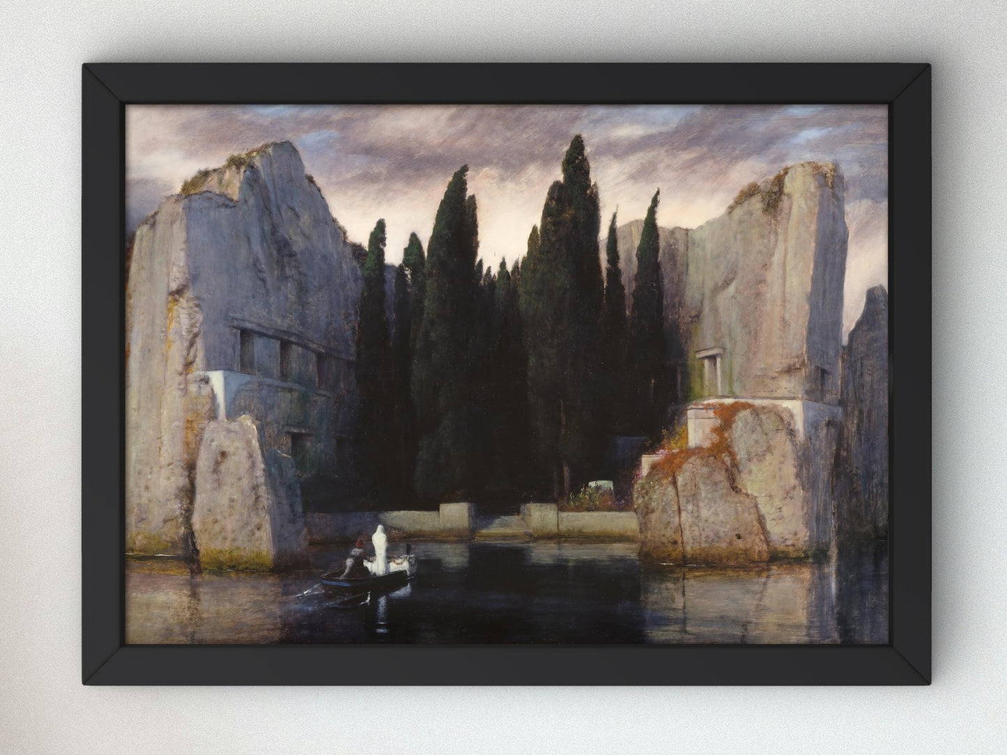 The Isle of the Dead by Arnold Böcklin, 1880, Pre-Raphaelites and Symbolism, fine art print