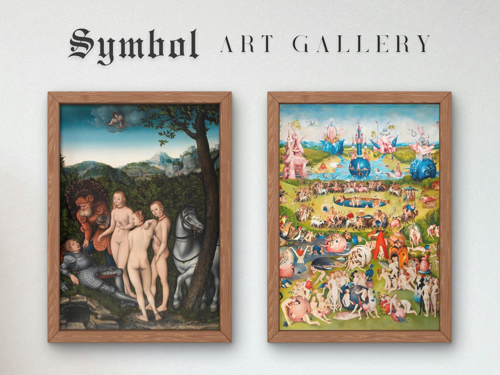 The Judgement of Paris by Lucas Cranach the Elder, 1527, Renaissance, fine art print