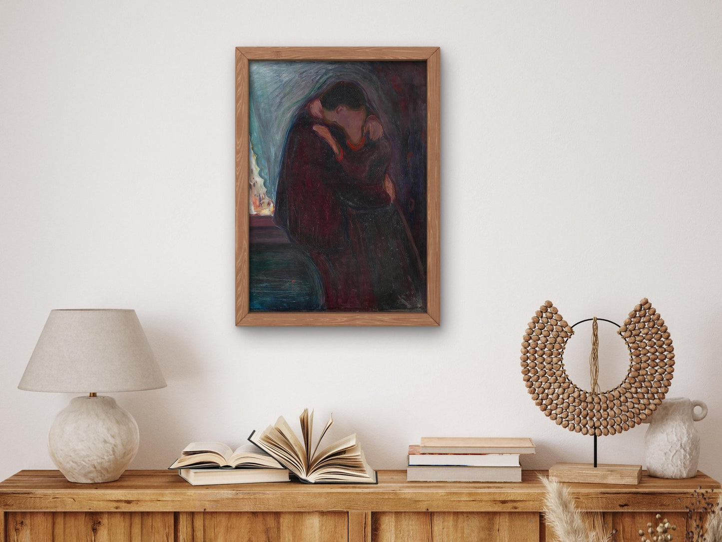 The Kiss by Edvard Munch, 1897, Expressionism and Fauvism, fine art print