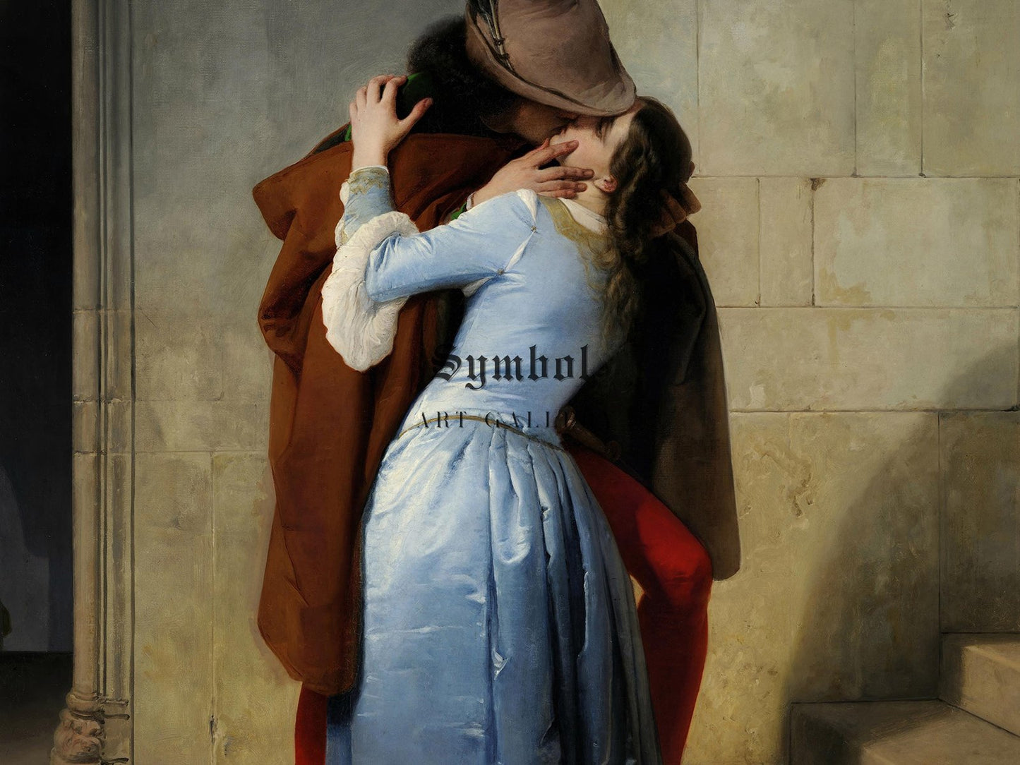 The Kiss by Francesco Hayez, 1859, Romanticism and Classical Landscapes, fine art print