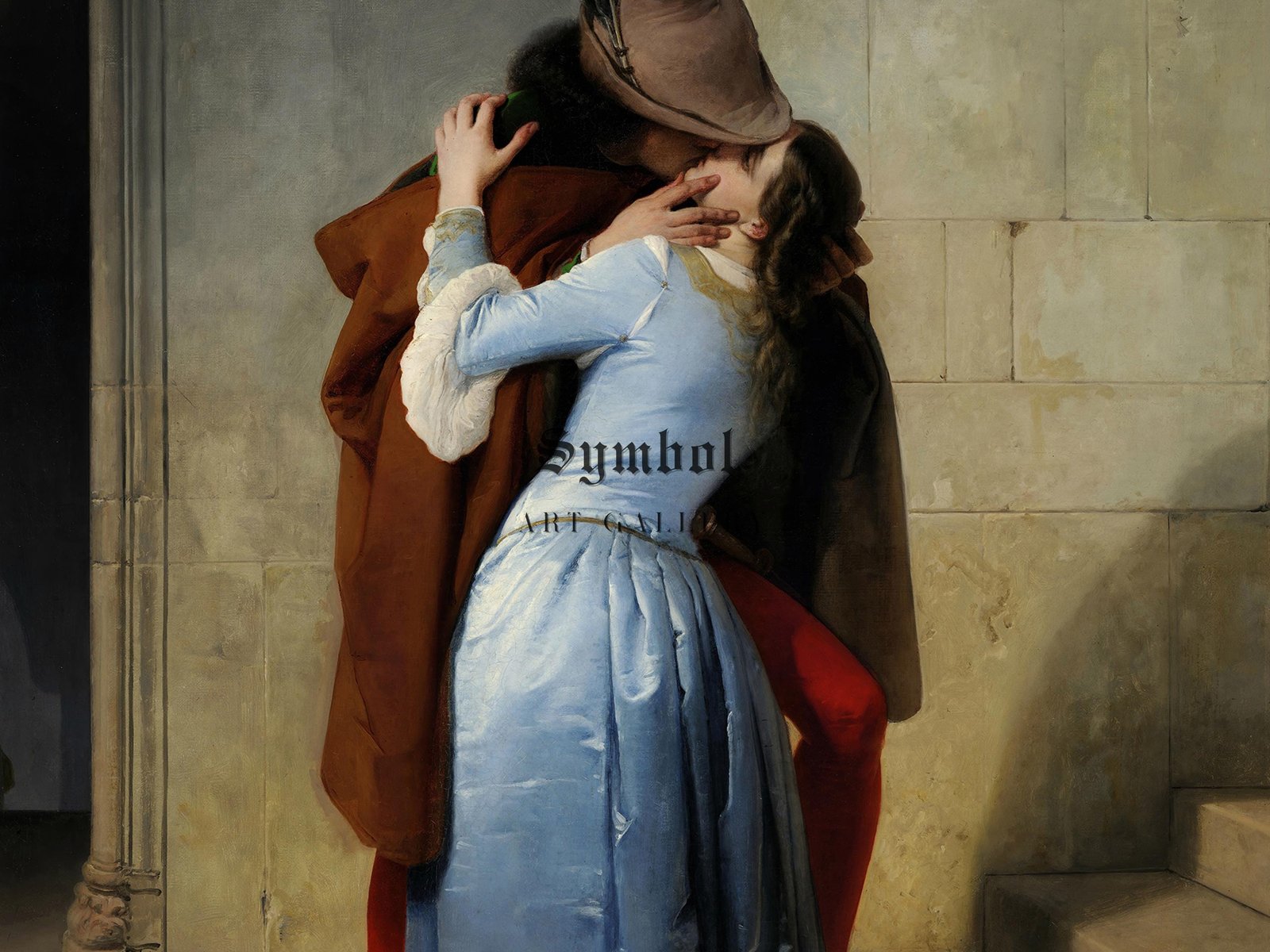 The Kiss by Francesco Hayez, 1859, Romanticism and Classical Landscapes, fine art print