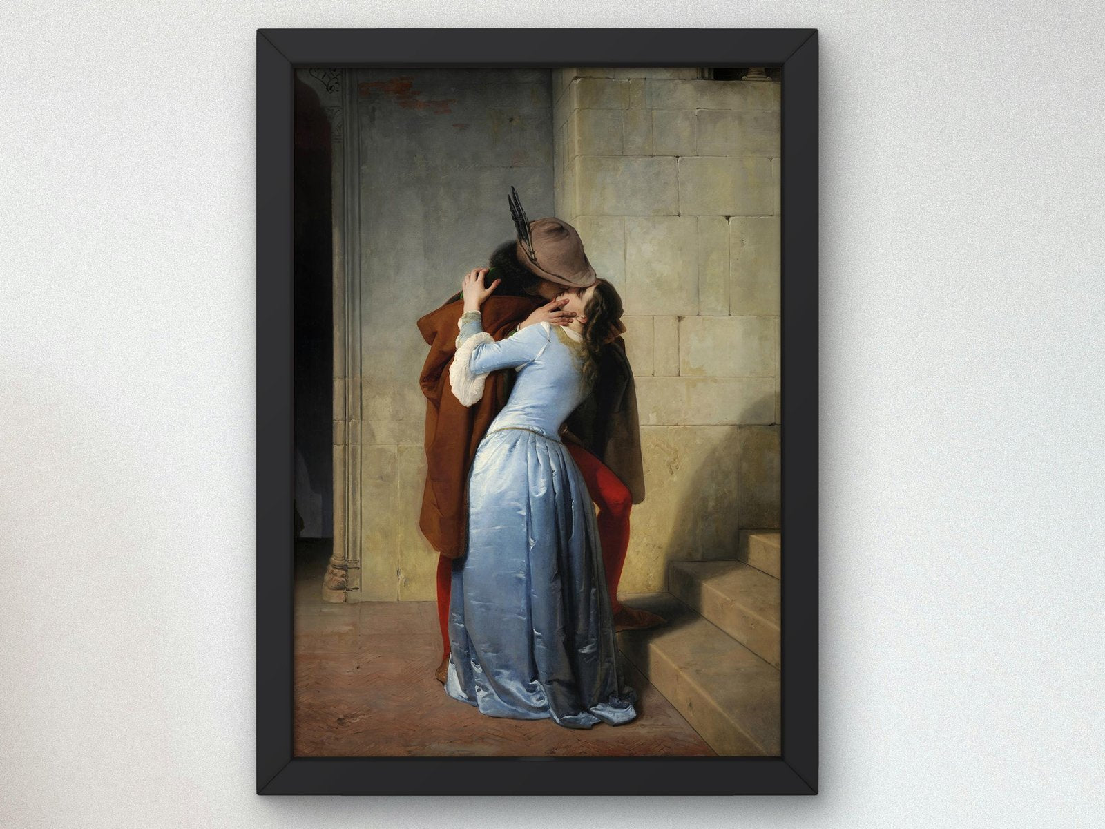 The Kiss by Francesco Hayez, 1859, Romanticism and Classical Landscapes, fine art print