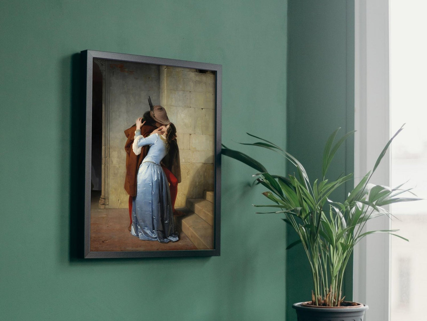 The Kiss by Francesco Hayez, 1859, Romanticism and Classical Landscapes, fine art print