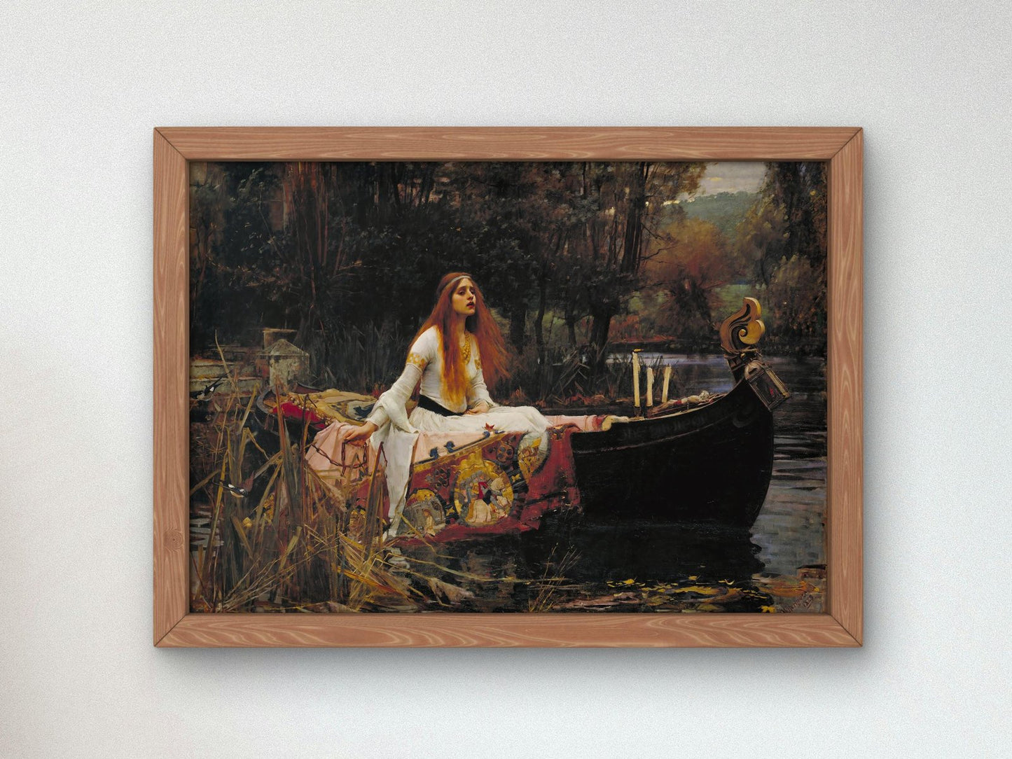 The Lady of Shalott by John William Waterhouse, 1888, Pre-Raphaelites and Symbolism, fine art print