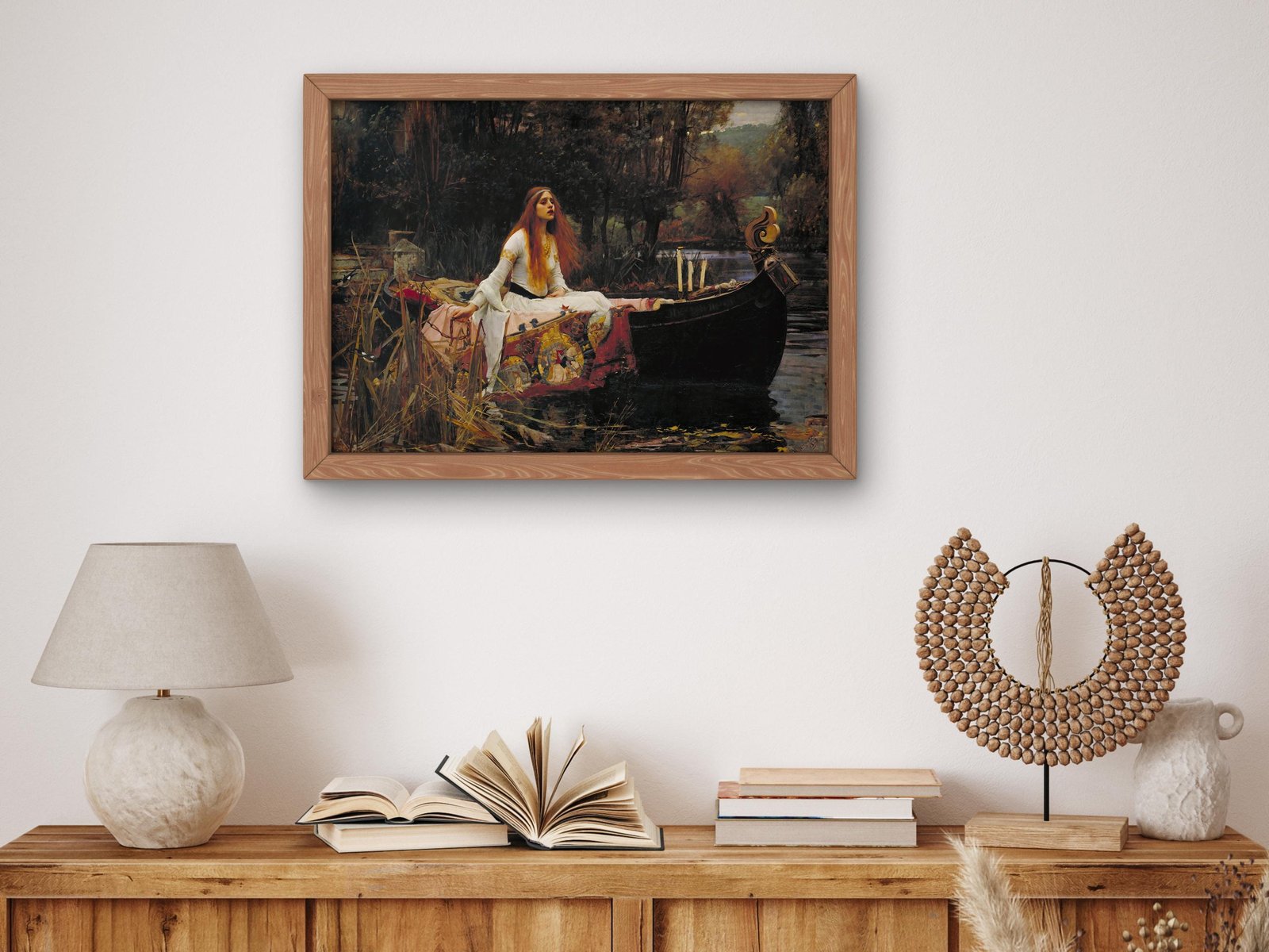 The Lady of Shalott by John William Waterhouse, 1888, Pre-Raphaelites and Symbolism, fine art print