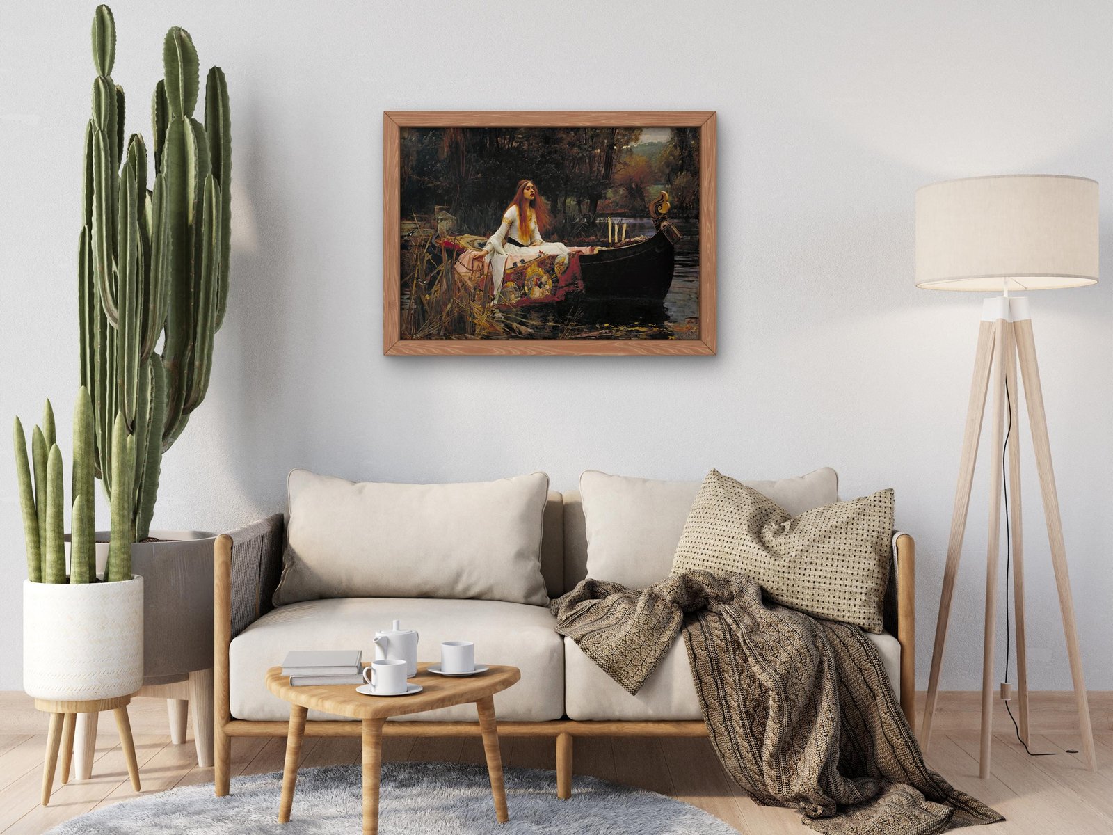 The Lady of Shalott by John William Waterhouse, 1888, Pre-Raphaelites and Symbolism, fine art print