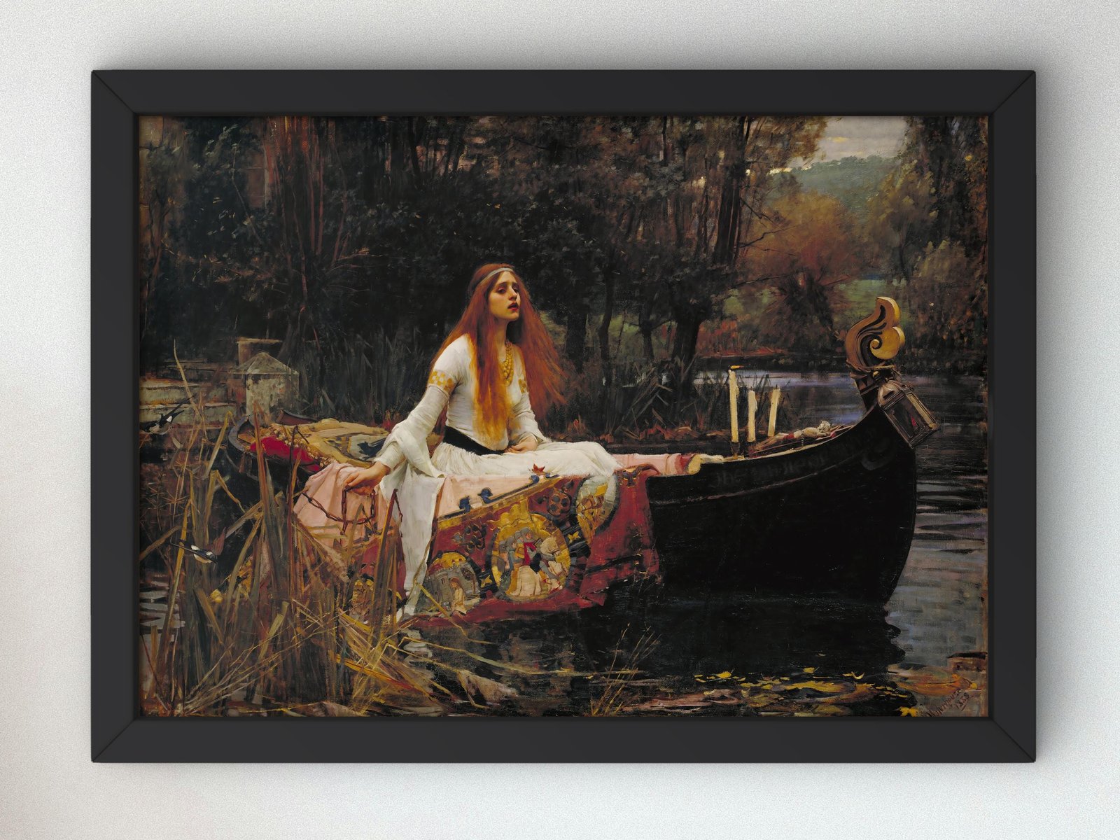 The Lady of Shalott by John William Waterhouse, 1888, Pre-Raphaelites and Symbolism, fine art print