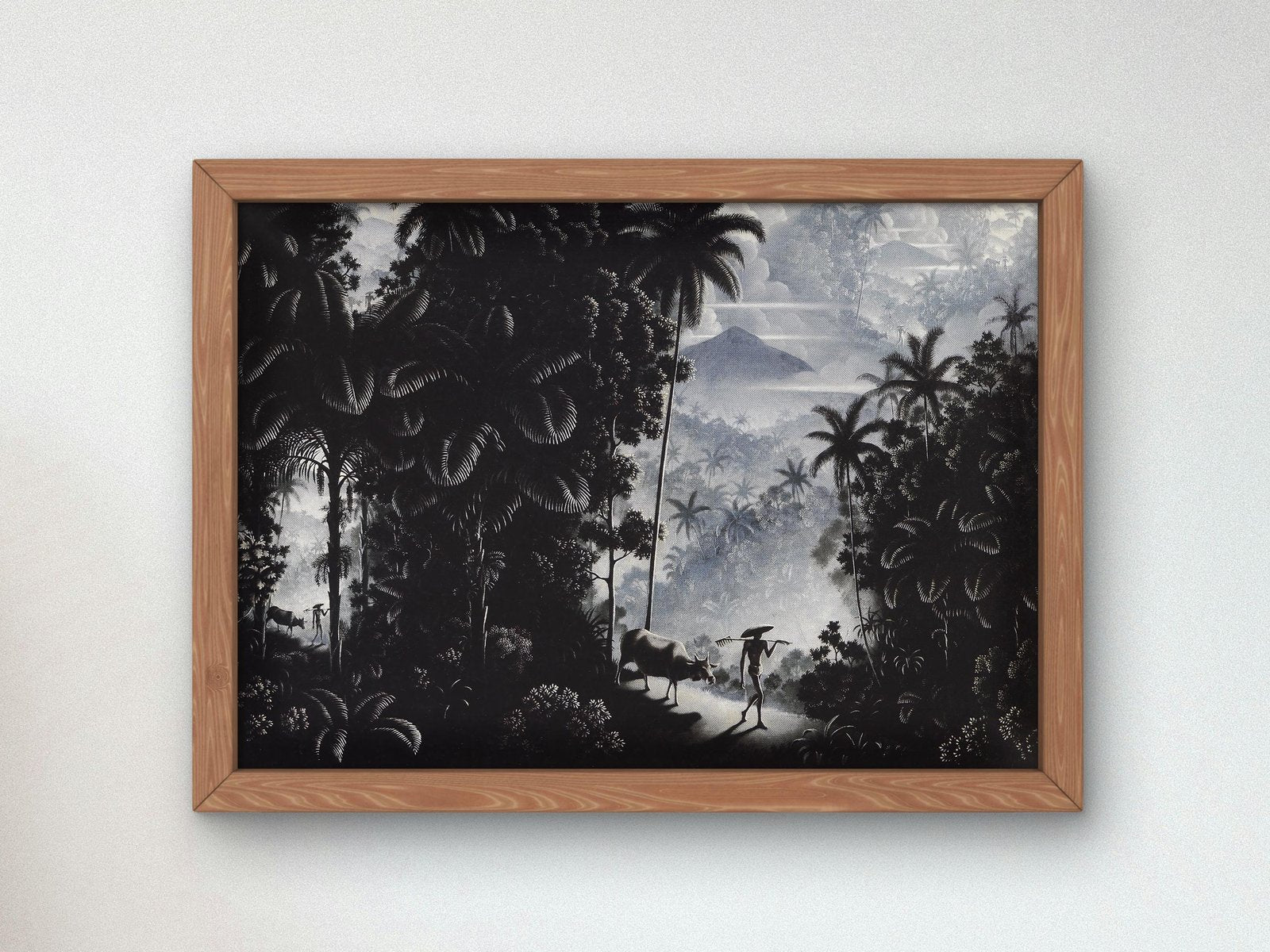 The Landscape and Her Children by Walter Spies, 1939, Surrealism and Modern Art, fine art print