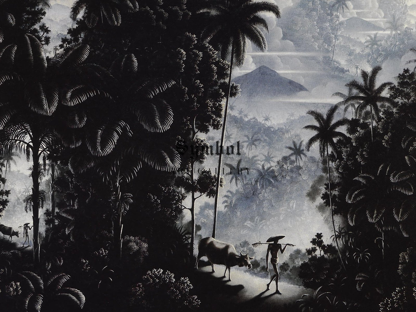 The Landscape and Her Children by Walter Spies, 1939, Surrealism and Modern Art, fine art print
