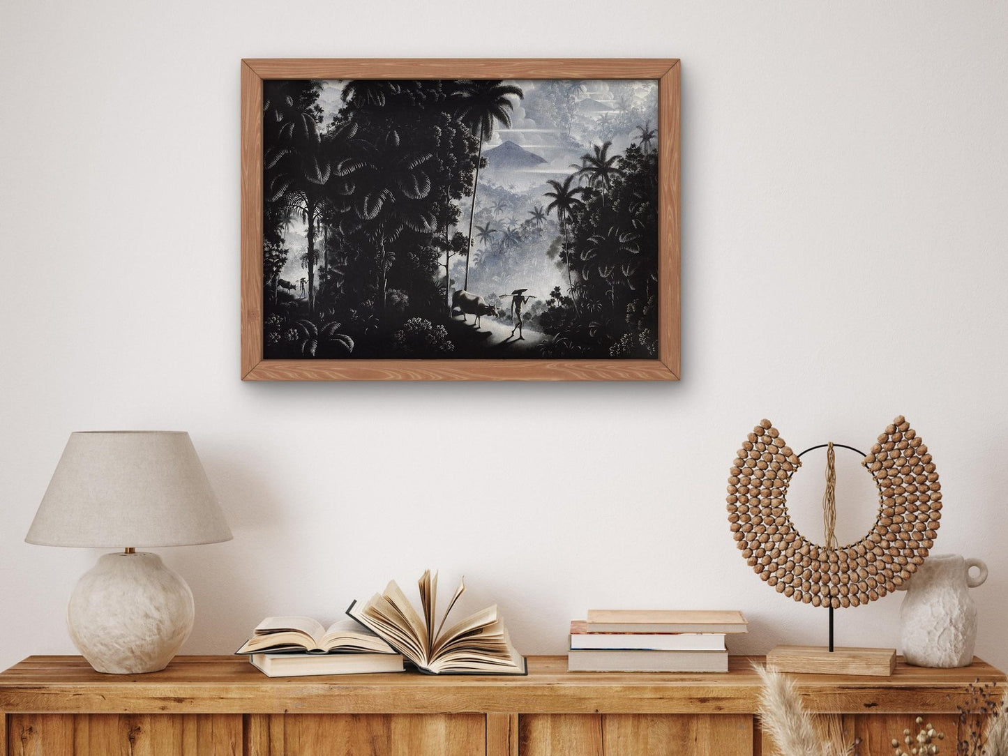 The Landscape and Her Children by Walter Spies, 1939, Surrealism and Modern Art, fine art print