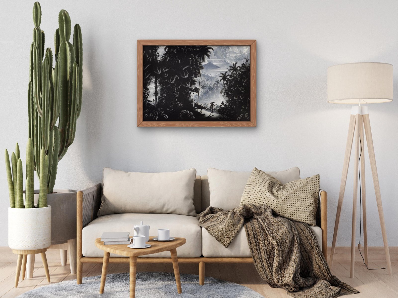 The Landscape and Her Children by Walter Spies, 1939, Surrealism and Modern Art, fine art print