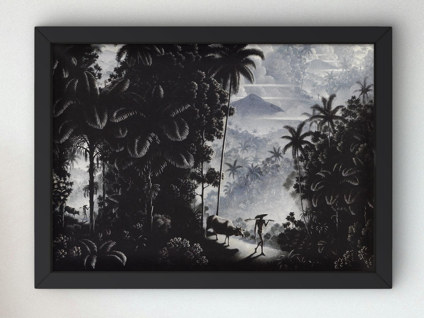 The Landscape and Her Children by Walter Spies, 1939, Surrealism and Modern Art, fine art print