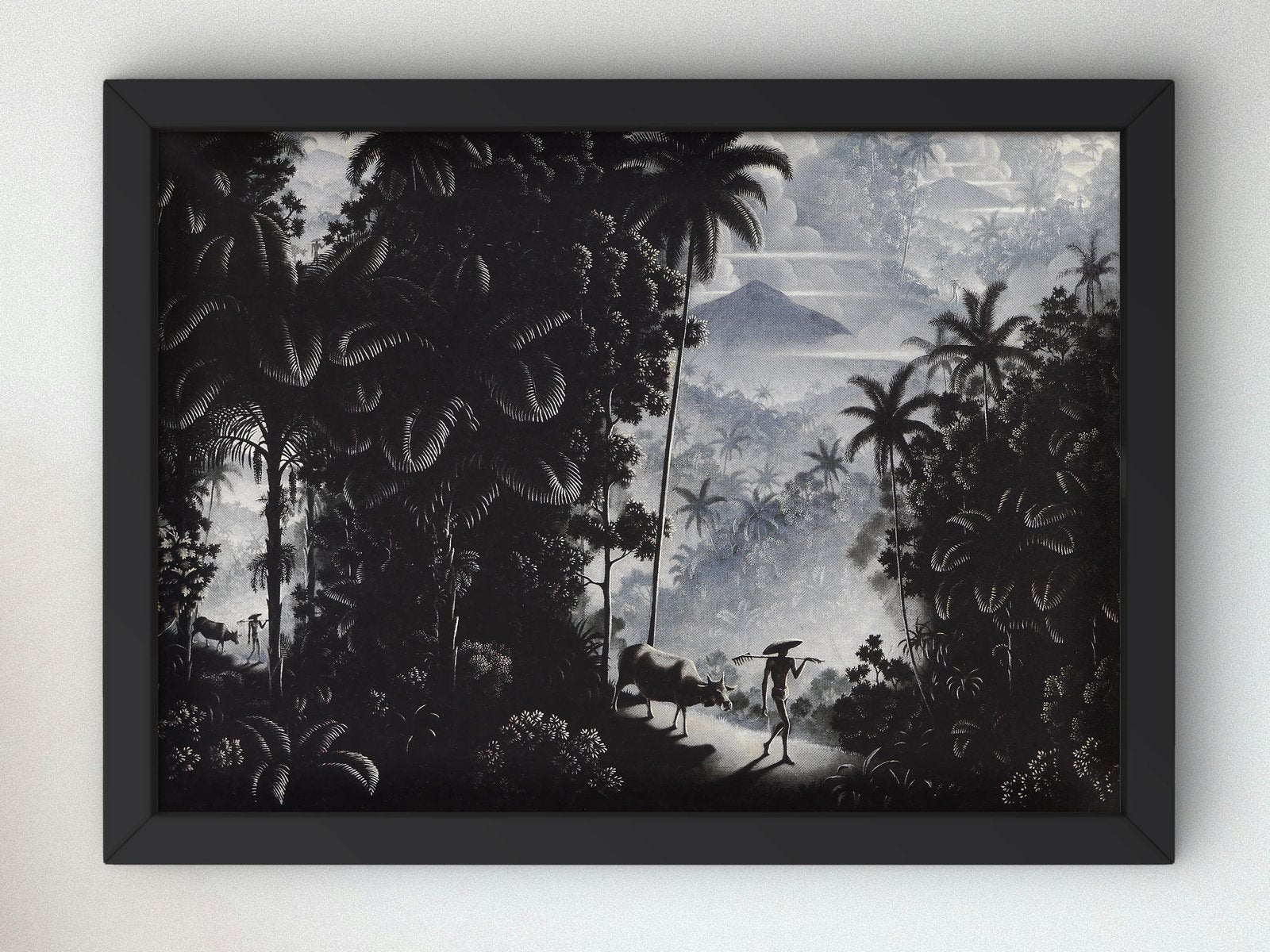 The Landscape and Her Children by Walter Spies, 1939, Surrealism and Modern Art, fine art print